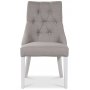 Matstol med handtag (Beige/vit)