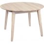 1 Matbord Genova förlängningsbart Ø110-160x110 cm whitewash oak