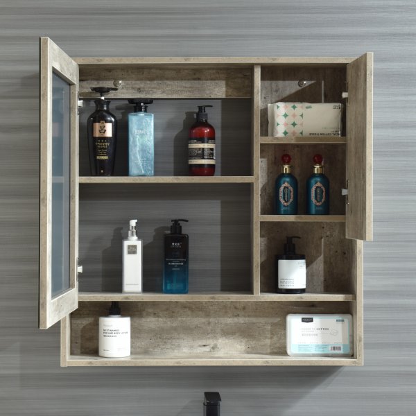 Kylpyhuonekalusteet Barcelona 80 cm - Betonijäljitelmä + WC-paperin pidike Kylpyhuonekalusteet Barcelona 80 cm - Betonijäljitelmä + WC-paperin pidike