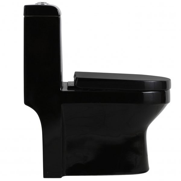 Gulvstående toilet | Sort | P-lås Gulvstående toilet | Sort | P-lås
