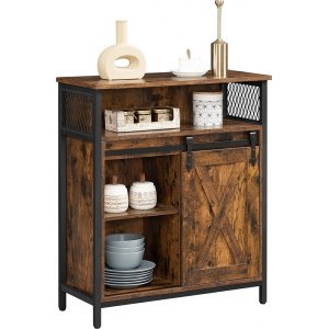 Zeke sk�p med f�rvaringsfack - Brun/svart