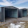Metalplade garagesæt 23 m² dobbeltdør garageport premium Metalplade garagesæt 23 m² dobbeltdør garageport premium
