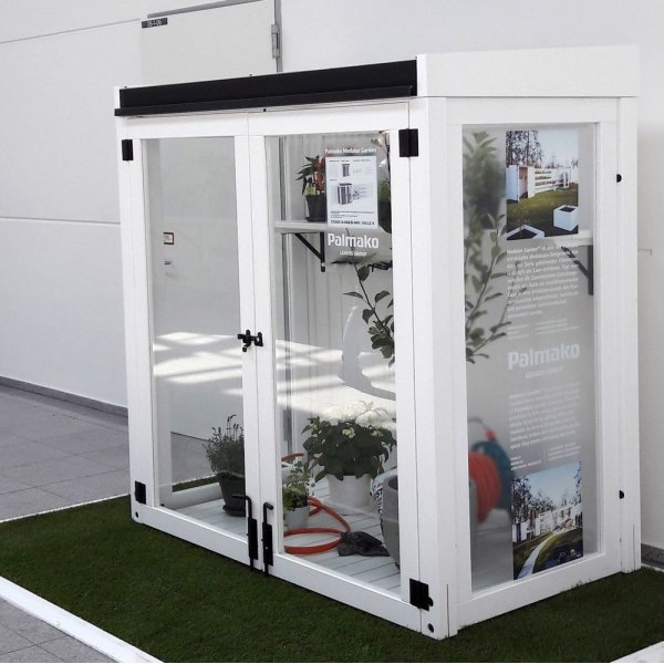 Modular Garden Vxthus 1.8m - Vitlackerad