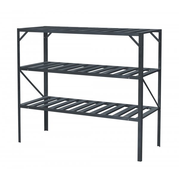 V�xthusbord aluminium 50x130cm hylla f�r v�xthus tillbeh�r