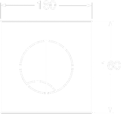 GBG Vggtrycke Triomont XS duo vit - 7393584