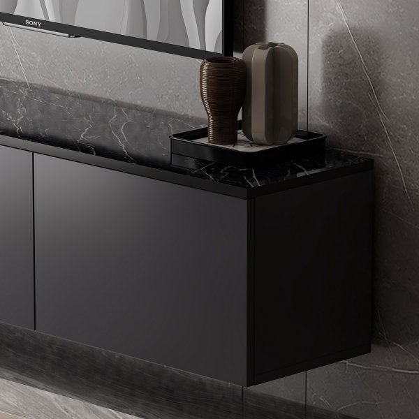 Neon TV-b�nk - Antracit