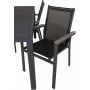 Holma Matgrupp (160x100) - Svart - 4 Stolar
