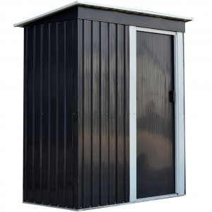 Litet förråd byggsats 1,3 m² plåtförråd utomhus förvaring Litet förråd byggsats 1,3 m² plåtförråd utomhus förvaring