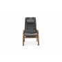 F�t�lj med fotpall f�rskinn ek/gr� - Frank