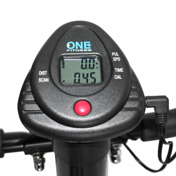 Träningscykel - Mekanisk med pulssensorer (W7208) blå Träningscykel - Mekanisk med pulssensorer (W7208) blå