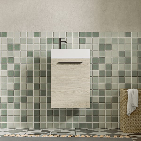 Badezimmermbel - Aria | Einzelkommode mit Soft-Close-Tr | 80 cm