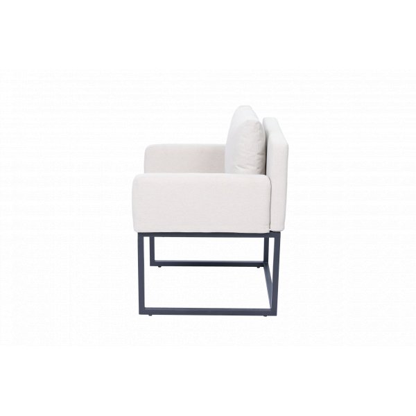 Matgrupp 6 stolar + bord 215 cm + Gr�/Svart utematgrupp