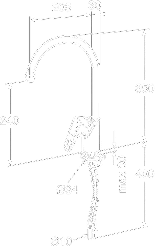 GBG Nordic köksblandare hög pip - 8303241 GBG Nordic köksblandare hög pip - 8303241