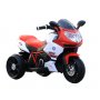 Elmotorcykel f�r barn - FB-6187 Vit/R�d