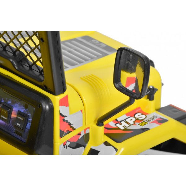 Eldriven gul terr�ngbil f�r barn - 10Ah