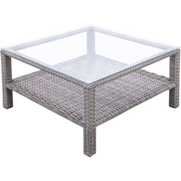 Norrhult utem�belgrupp 3-sits soffa inkl. fotpall & bord - Gr� konstrotting