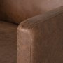 Vintage soffa 3-sits brun 223 cm