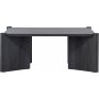 Rogaland soffbord 100 x 100 cm - Svart