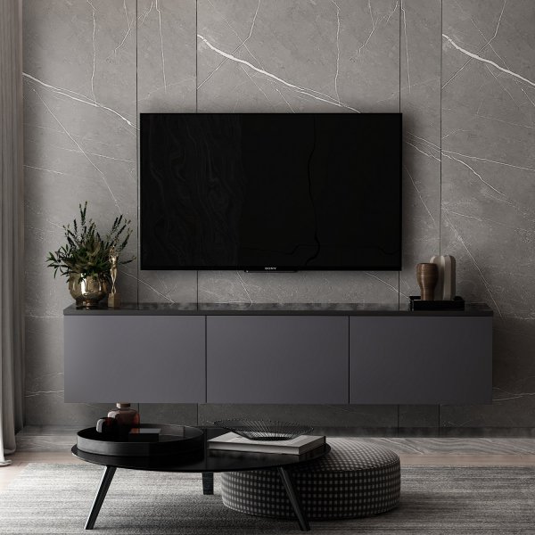 Neon TV-b�nk - Antracit