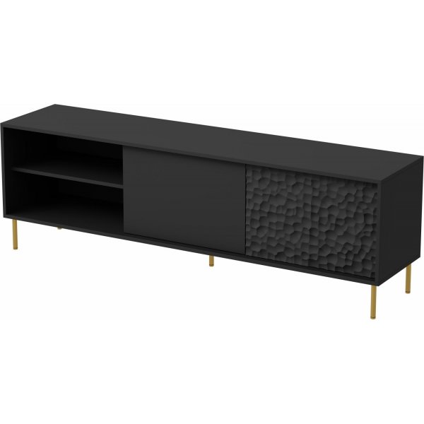 Bullet TV-b�nk - Svart/guld