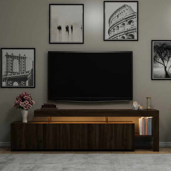 TV-b�nk Beliz 192 cm - Valn�t