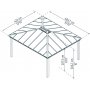Canopia Dallas Hardtop Paviljong