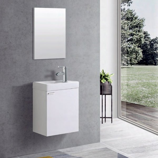 Badrumsmbler MF-2101 - Tvttstll med spegel