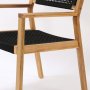 Lekvall Matstol - Svart rep/Akacia Lekvall Matstol - Svart rep/Akacia