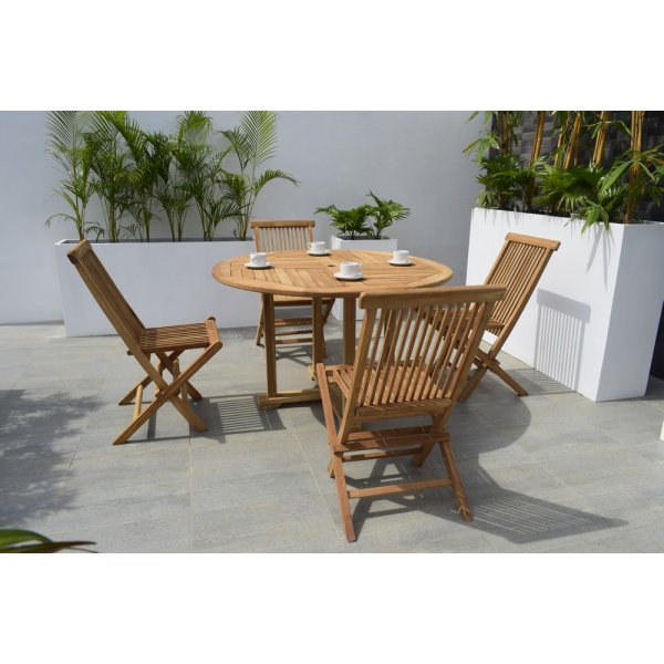 Matgrupp för parasoll - Rund 120 cm Matgrupp för parasoll - Rund 120 cm