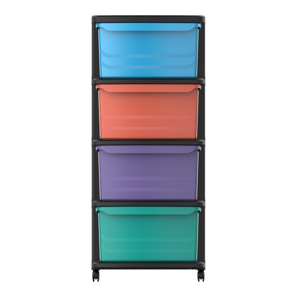 Silytysarkku pyrill, 4 laatikkoa