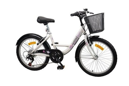 Barncykel Velo City 20\\\" - Vit