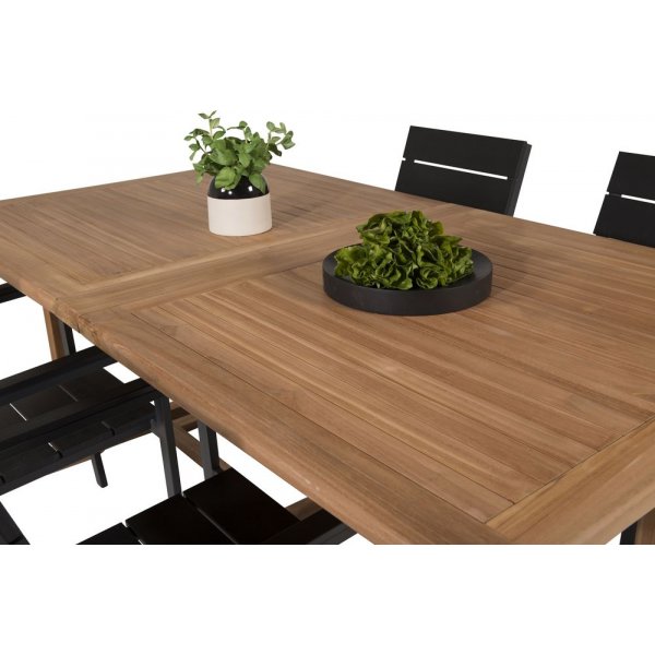 Bjur�ker utdragbart matbord � Teak