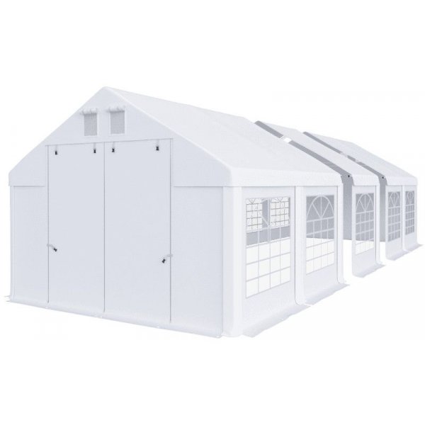 Partytelt i PVC - 4 x 18 m