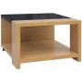Manilla soffbord 70 x 70 cm - Ek/svart (H�gglans)