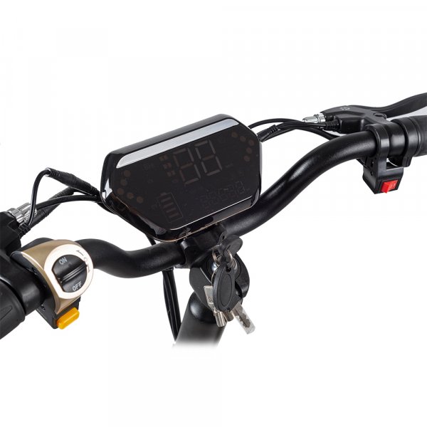 Elscooter HP-I54 - Gul/svart 500W Elscooter HP-I54 - Gul/svart 500W