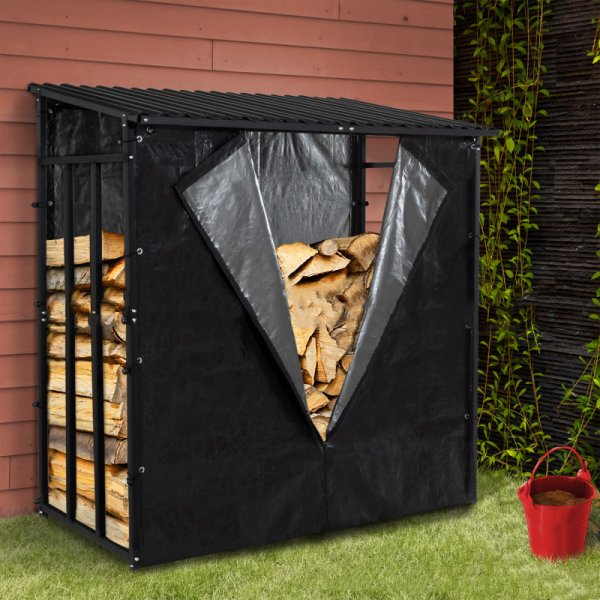 Puuvaja Tukeva PE-kannen - Musta 140 cm Puuvaja Tukeva PE-kannen - Musta 140 cm