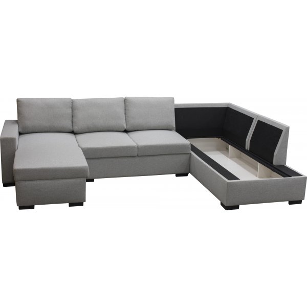 Soffa 309 cm ljusgr� - Solna