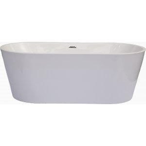 Badewanne Hygieia aus weißem Acryl - 135 x 75 x 58 cm Badewanne Hygieia aus weißem Acryl - 135 x 75 x 58 cm