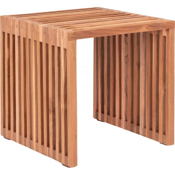 Sidobord Teak 40x40 cm - Utemöbler Litet Sidobord Trä Sidobord Teak 40x40 cm - Utemöbler Litet Sidobord Trä