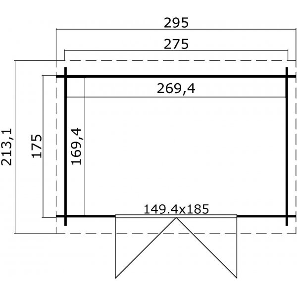 Varastohuone Simone C - 5,7 m