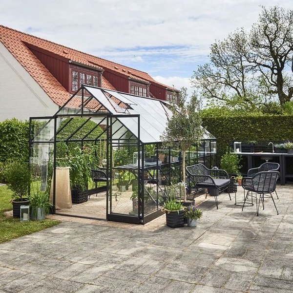 Greenhouse Qube 13 m² - Schwarz Greenhouse Qube 13 m² - Schwarz