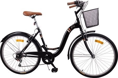 Damcykel Velo City 26\\\" - Svart Damcykel Velo City 26\\\" - Svart