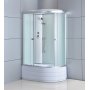 Duschkabine 120×80×210 cm | Weißes Glas & Massagedüsen | Nereida Duschkabine 120×80×210 cm | Weißes Glas & Massagedüsen | Nereida