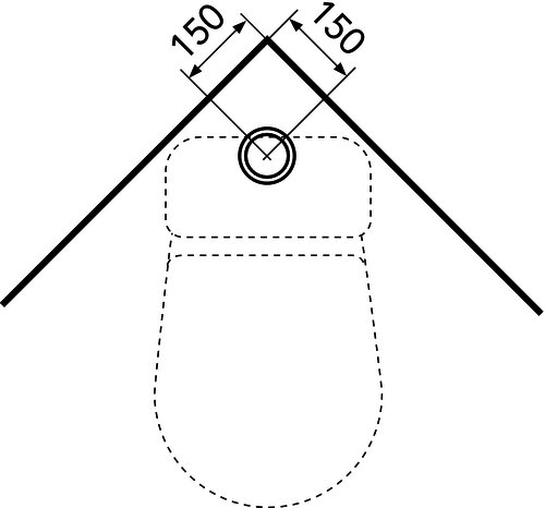 Gustavsberg Nautic 5500 2/4 l, S-l�s, standardsits