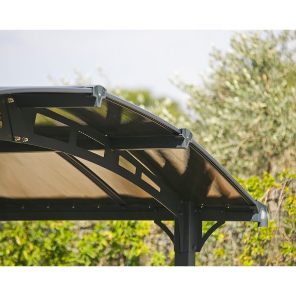 Canopia Arcadia Dubbel Carport i Metall 3,6 x 11 - Grå Canopia Arcadia Dubbel Carport i Metall 3,6 x 11 - Grå