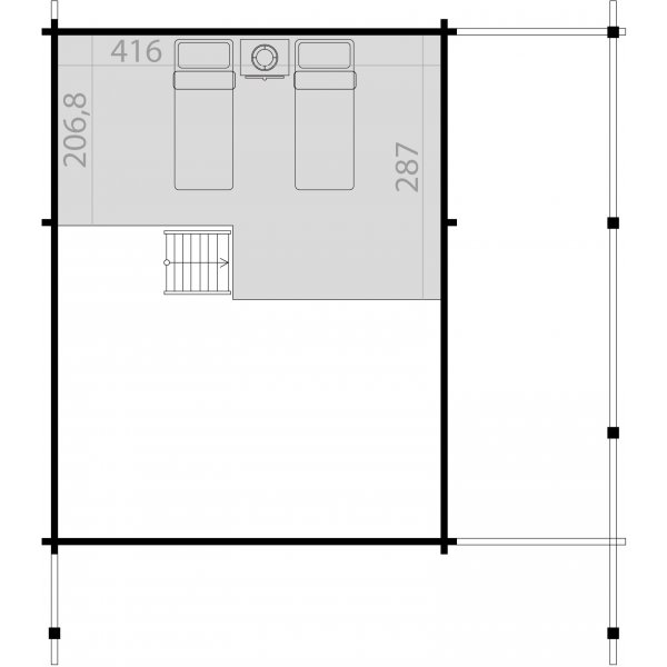 Sommerhus Helga B - 26,1 m² Sommerhus Helga B - 26,1 m²