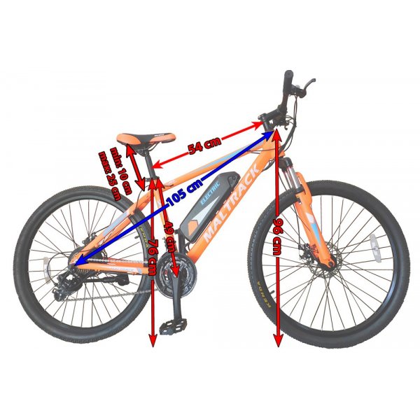 Elcykel mountainbike CX760 - 27,5\\\" Elcykel mountainbike CX760 - 27,5\\\"