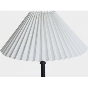 Veck lampsk�rm - Vit