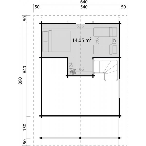 Sommerhus Ingela C - 36,9 m�