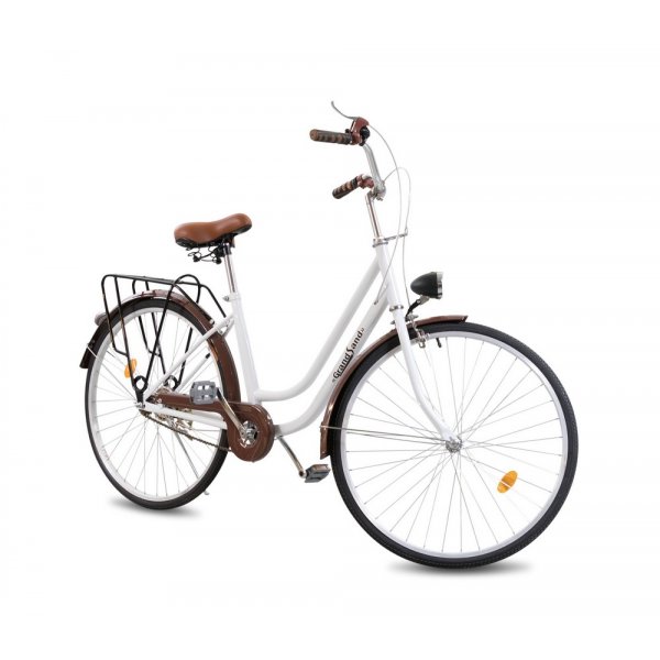Damcykel Classic 26\\\" - Vit & brun Damcykel Classic 26\\\" - Vit & brun
